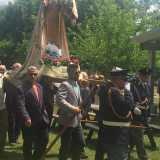 Presso la comunit� di sannicandresi di Toronto, in Canada, � stata realizzata una statua identica a quella che si trova nel barese. Anch�essa viene condotta in processione a luglio, in ricordo di quella notte del 1943, quando la morte e la speranza avvolsero l�anima di Sannicandro